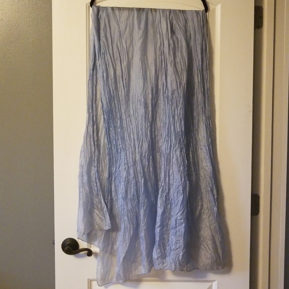 Hand dyed silk wrap